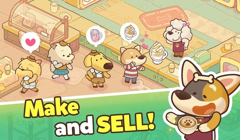 Dog Cafe Tycoon APK MOD APK icon