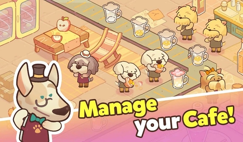 Dog Cafe Tycoon APK - screenshot 3