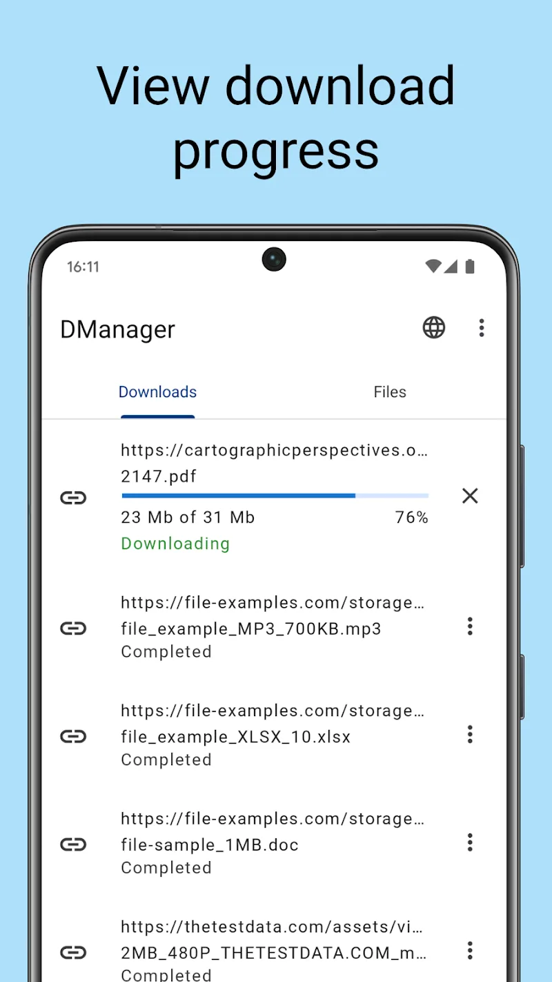 Download manager - screenshot 2