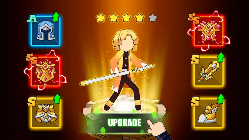 Stick Demon Fight Idle RPG - screenshot 4
