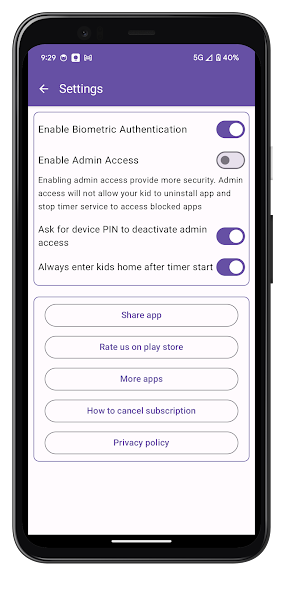 Kids Screen Timer - screenshot 4