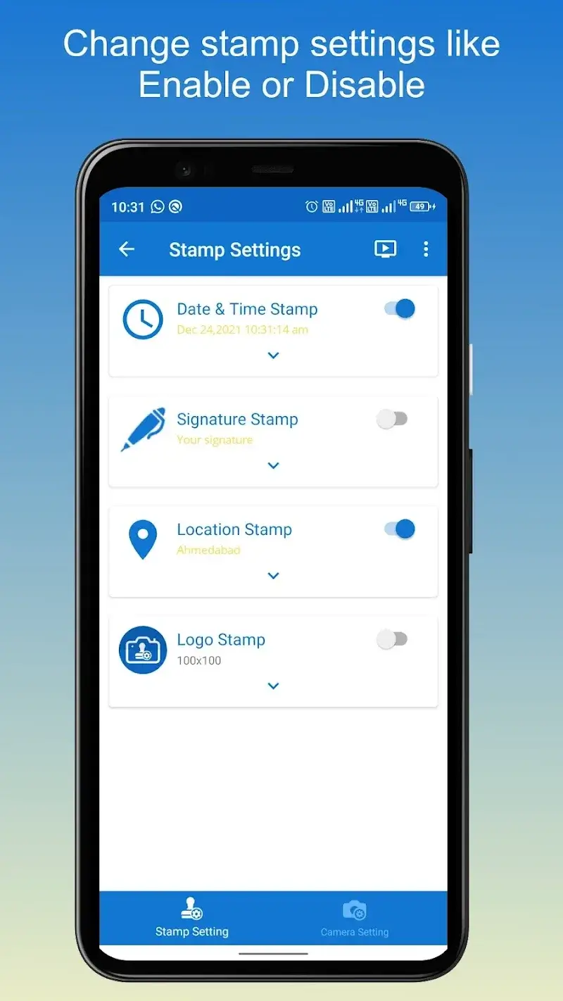TimeStamp Camera - screenshot 2
