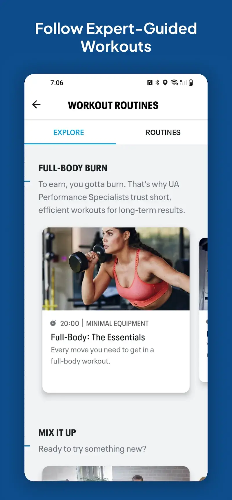 Map My Fitness Workout Tracker - screenshot 1