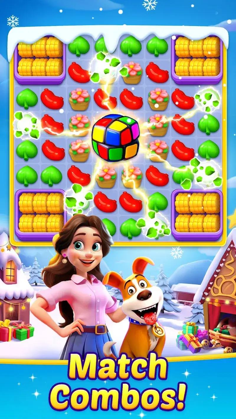 Puppy Match Match 3 Game - screenshot 1