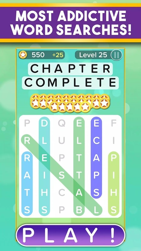 Word Search Addict Word Puzzle APK - screenshot 3