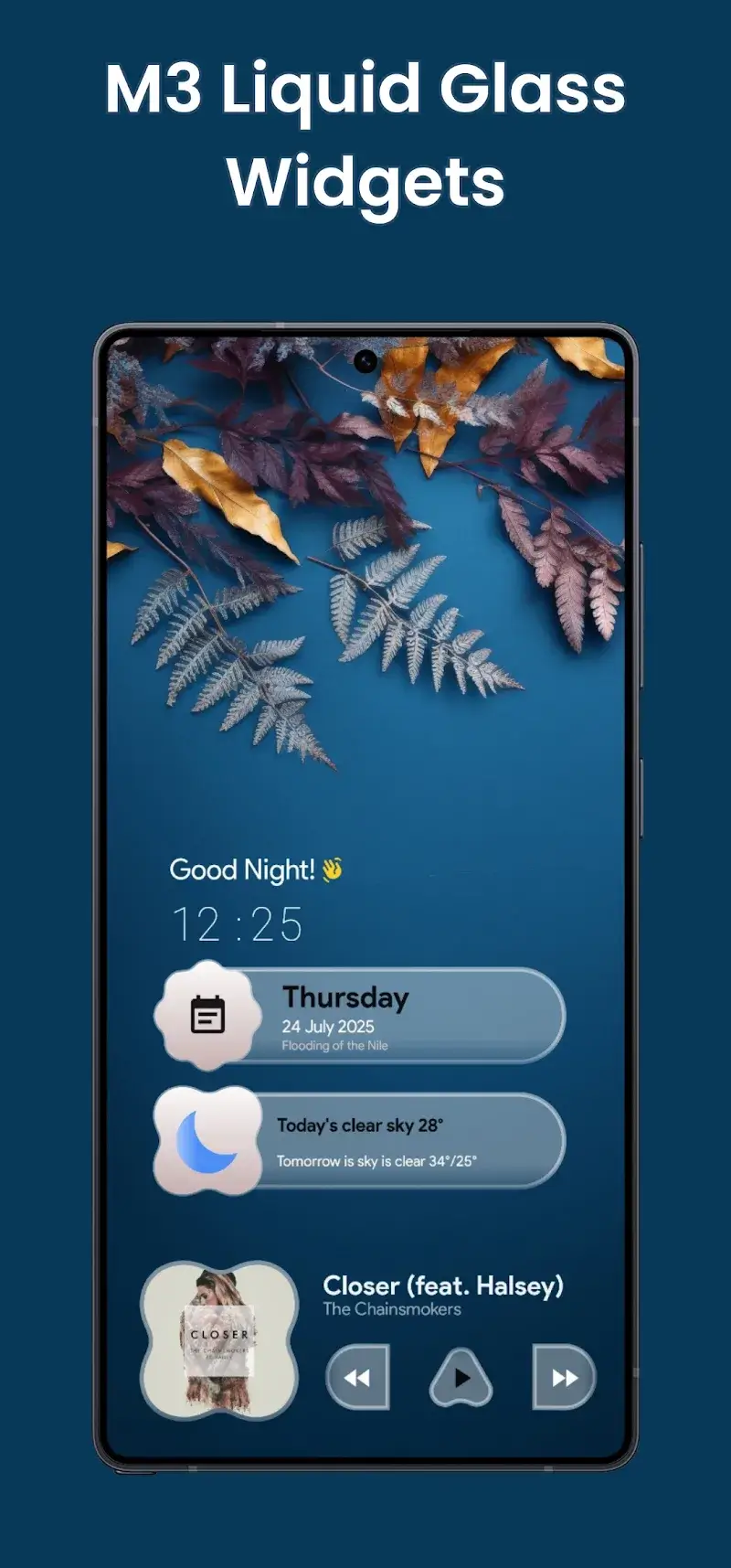 Material Glass Widgets - screenshot 6