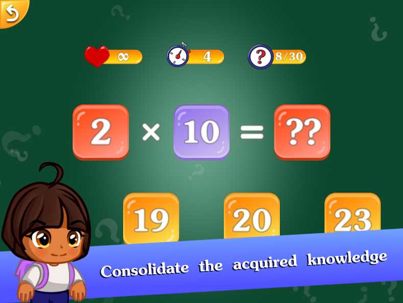 Math games for kids - Multiplication table - screenshot 22