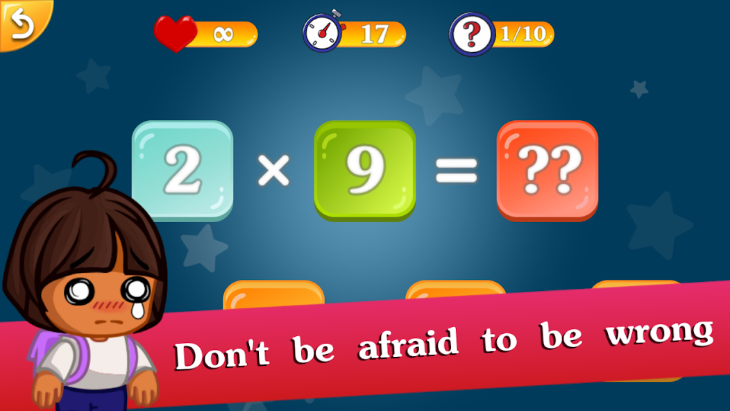 Math games for kids - Multiplication table - screenshot 3