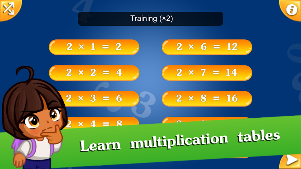 Math games for kids - Multiplication table - screenshot 9