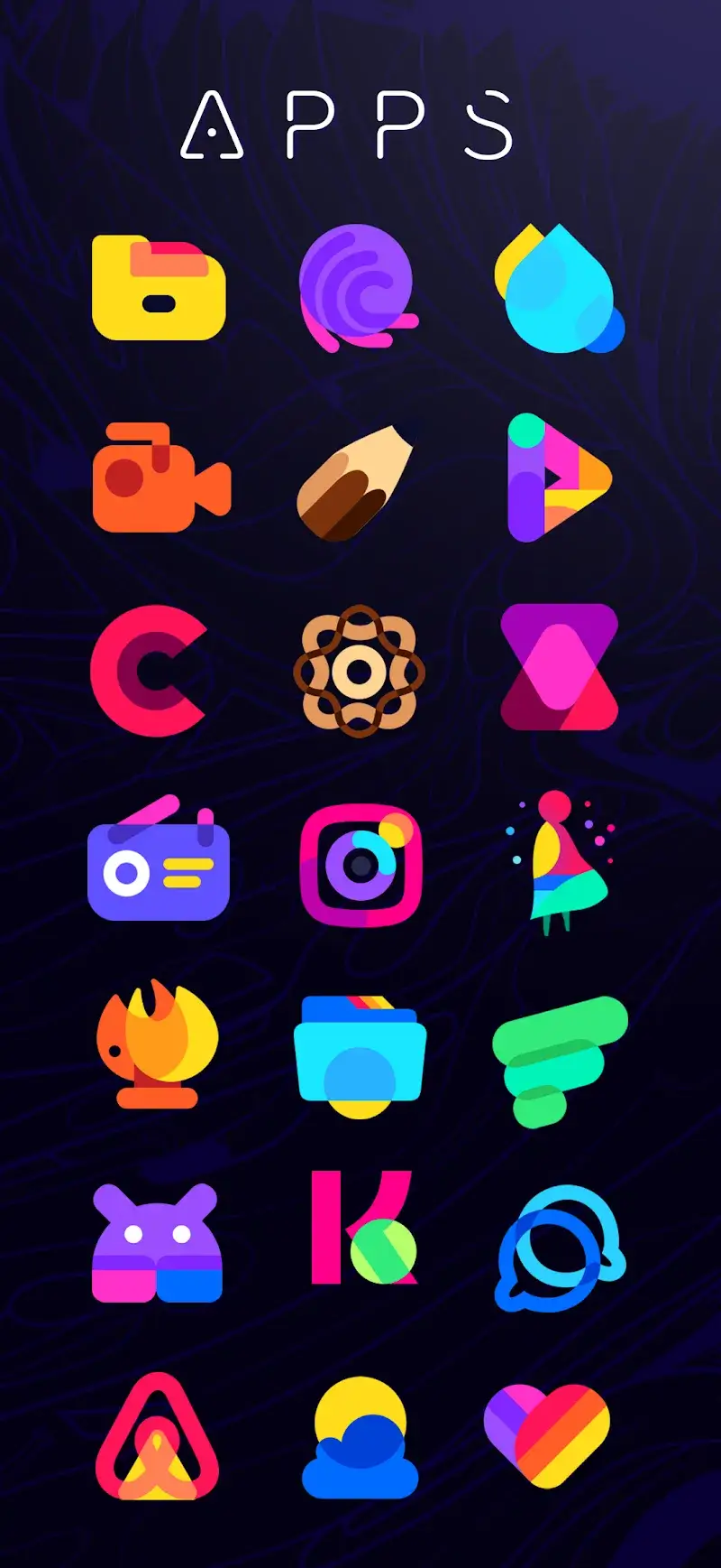 Hepta Theme, Icons, Widgets - screenshot 5