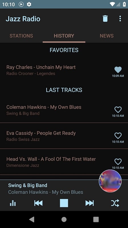 Jazz & Blues Music Radio APK - screenshot 3