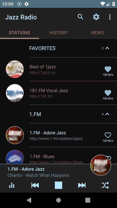 Jazz & Blues Music Radio APK - screenshot 4