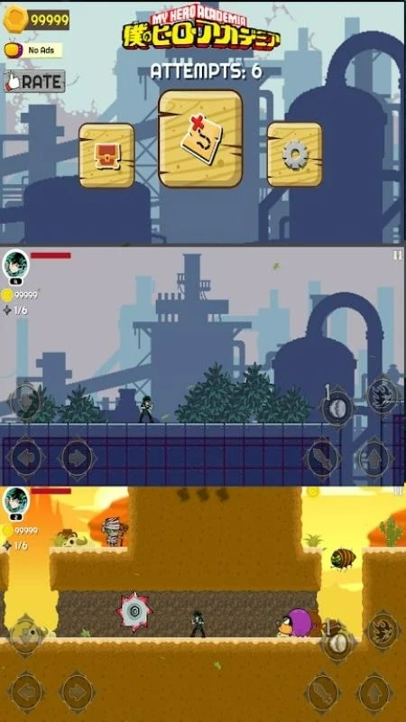 MHA Midoriya Fight APK - screenshot 1