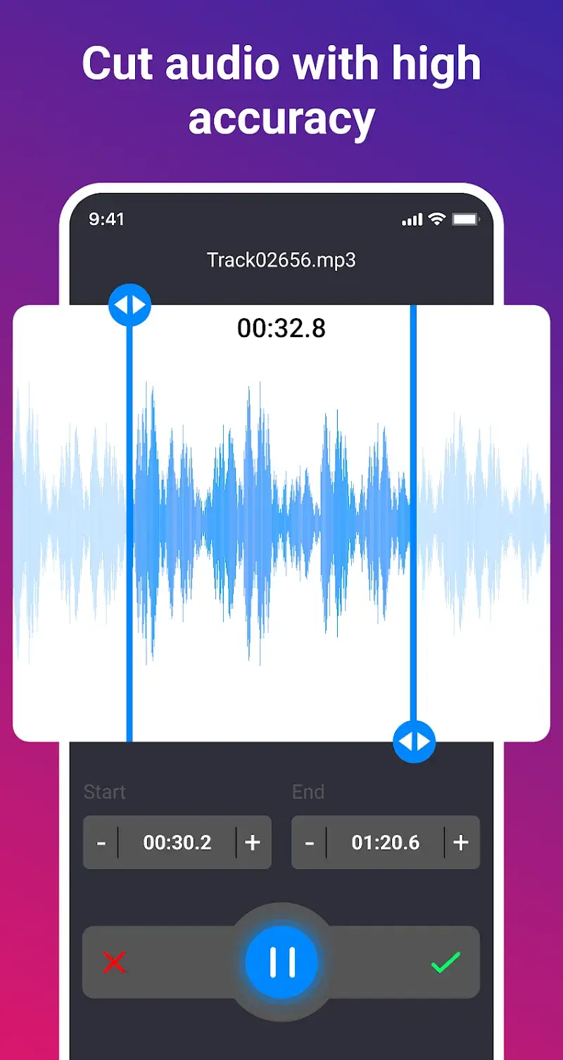 Audio Cutter, Joiner & Mixer - screenshot 1