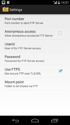 WiFi Pro FTP Server - screenshot 4