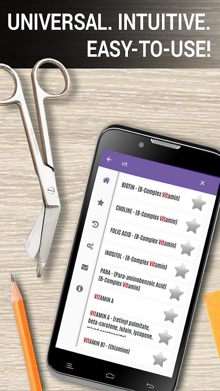 Vitamins and Minerals APK - screenshot 1