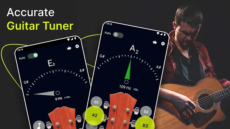 Guitar Tuner ZipoApps - screenshot 1