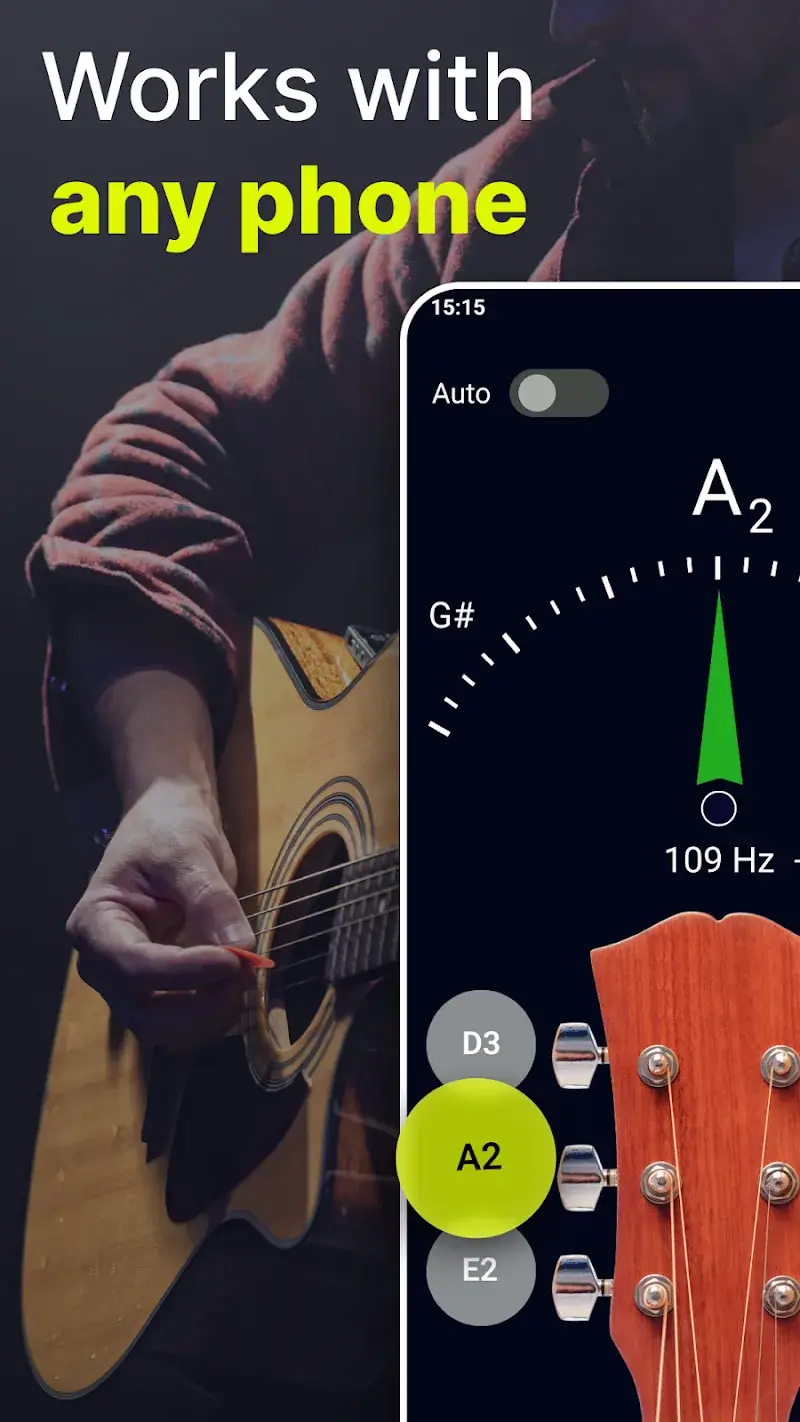 Guitar Tuner ZipoApps - screenshot 2