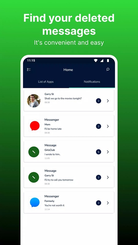 Deleted Messages Recovery APK - screenshot 5