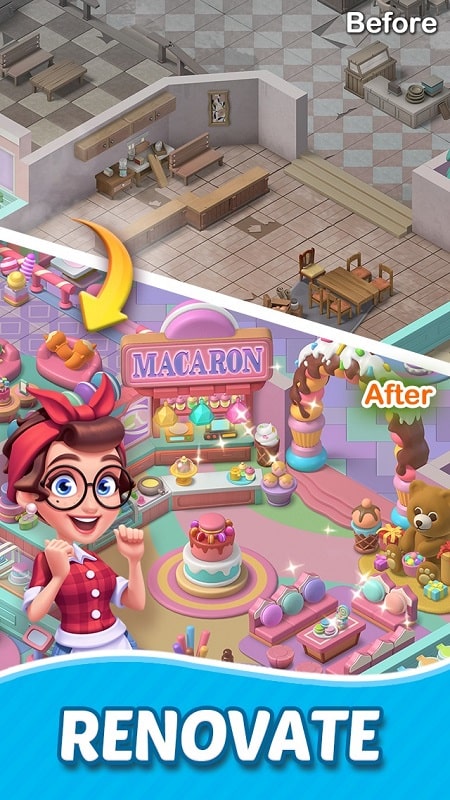 Merge CookingTheme Restaurant APK - screenshot 2