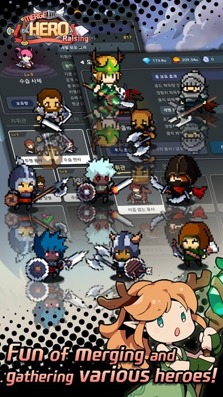 Merge Hero Raising APK - screenshot 1