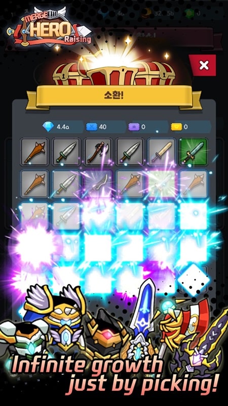 Merge Hero Raising APK - screenshot 2