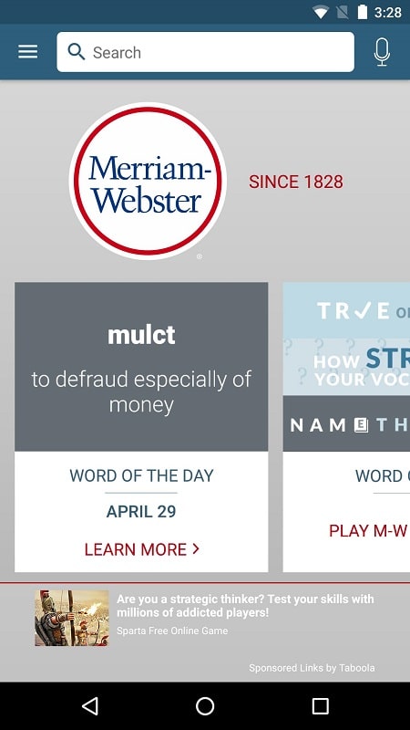 Dictionary – Merriam-Webster APK - screenshot 1