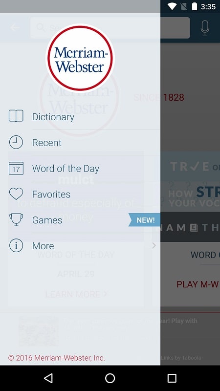 Dictionary – Merriam-Webster APK - screenshot 5