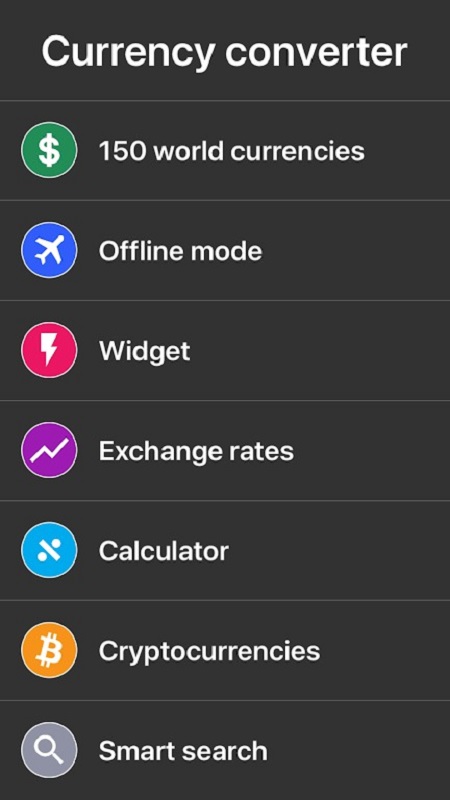 Currency converter offline APK - screenshot 1