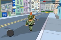 Blocky Army City Rush Racer - screenshot 3