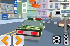 Blocky Army City Rush Racer - screenshot 4