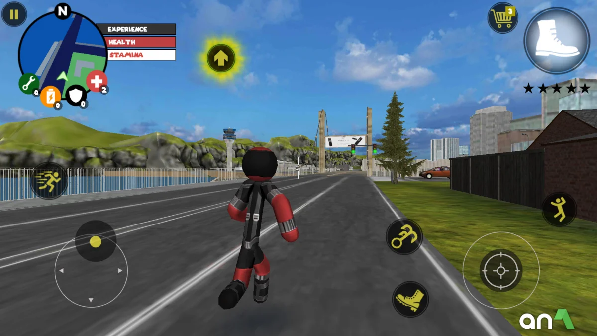 Stick Rope Hero - screenshot 1