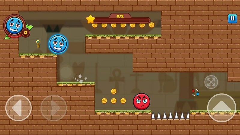 Red and Blue Twin Color Ball APK - screenshot 2