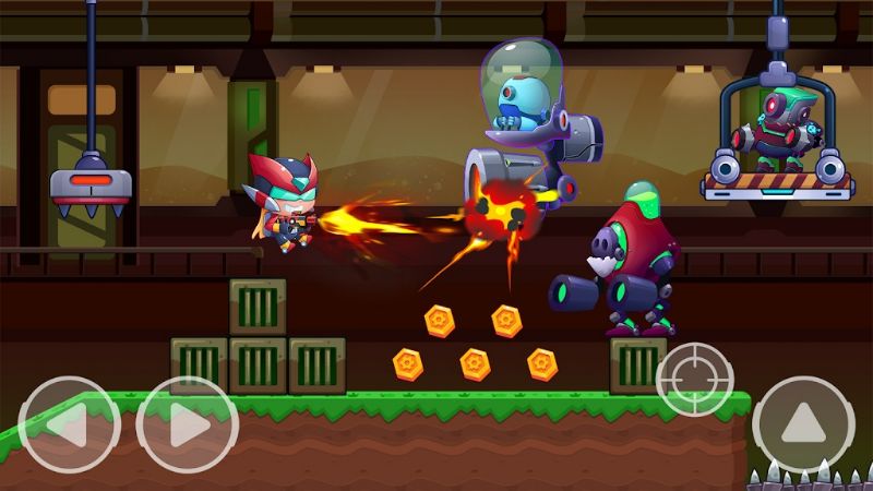 Cyber Hero Robot Invaders APK - screenshot 1
