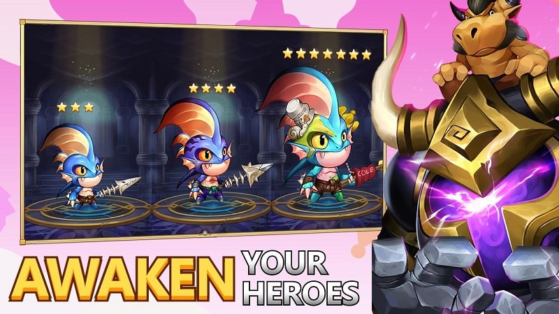 Heroes Legend Idle Battle War APK - screenshot 1