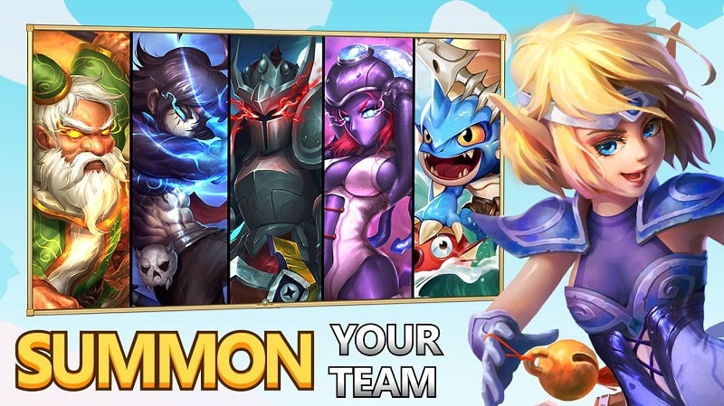 Heroes Legend Idle Battle War APK - screenshot 2