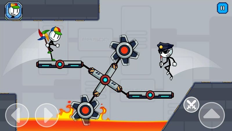 Stick Fight – Prison Escape APK - screenshot 2