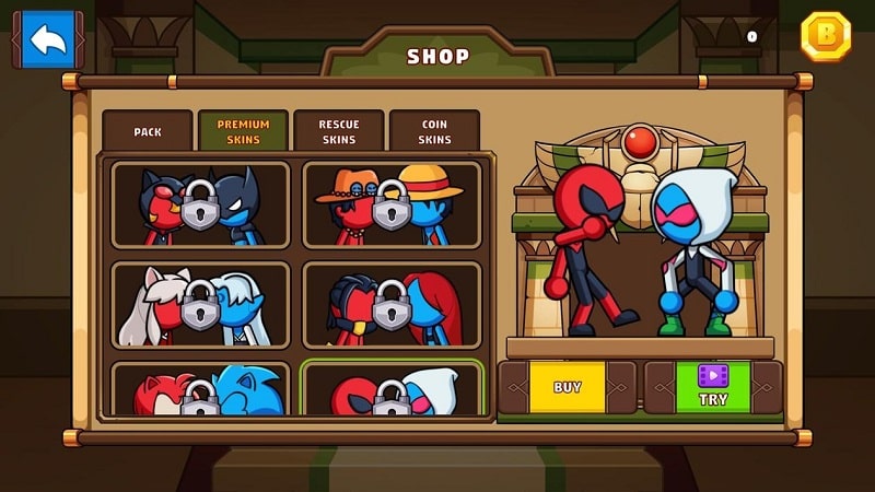 Stick Red Blue Mystery Quest APK - screenshot 5