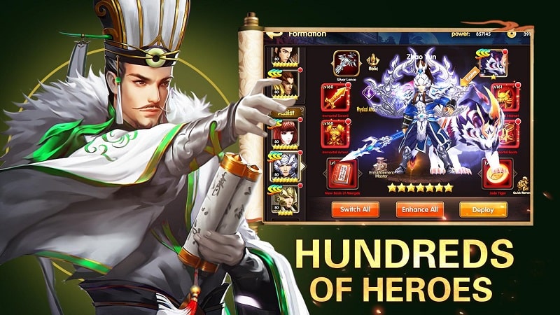 Three Kingdoms Heroes of Legend APK - screenshot 4