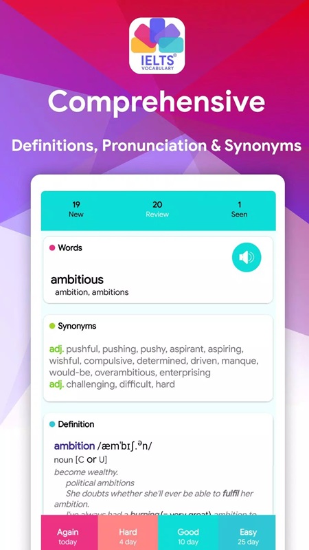 IELTS Vocabulary Flashcards APK - screenshot 3