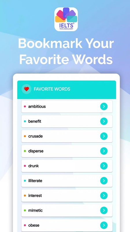 IELTS Vocabulary Flashcards APK - screenshot 5