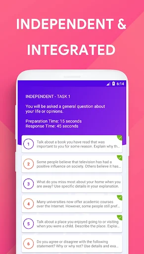 Speaking TOEFL Speaking - screenshot 2