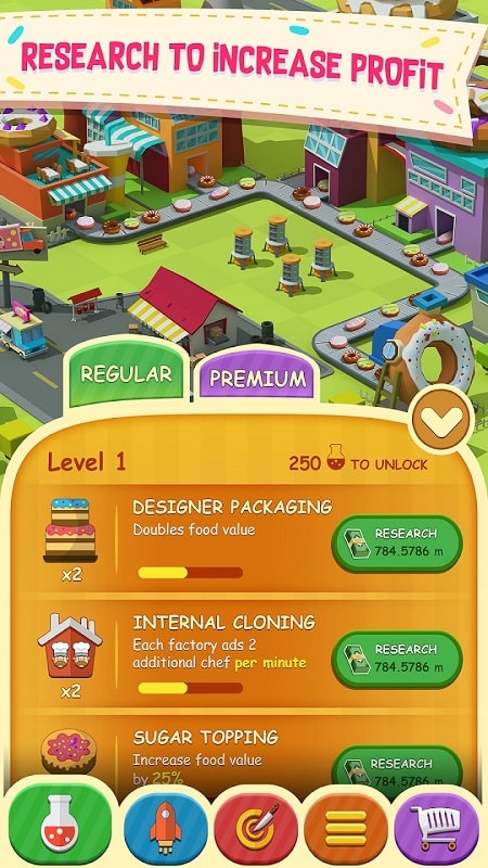 Donut Factory Tycoon Games APK - screenshot 3