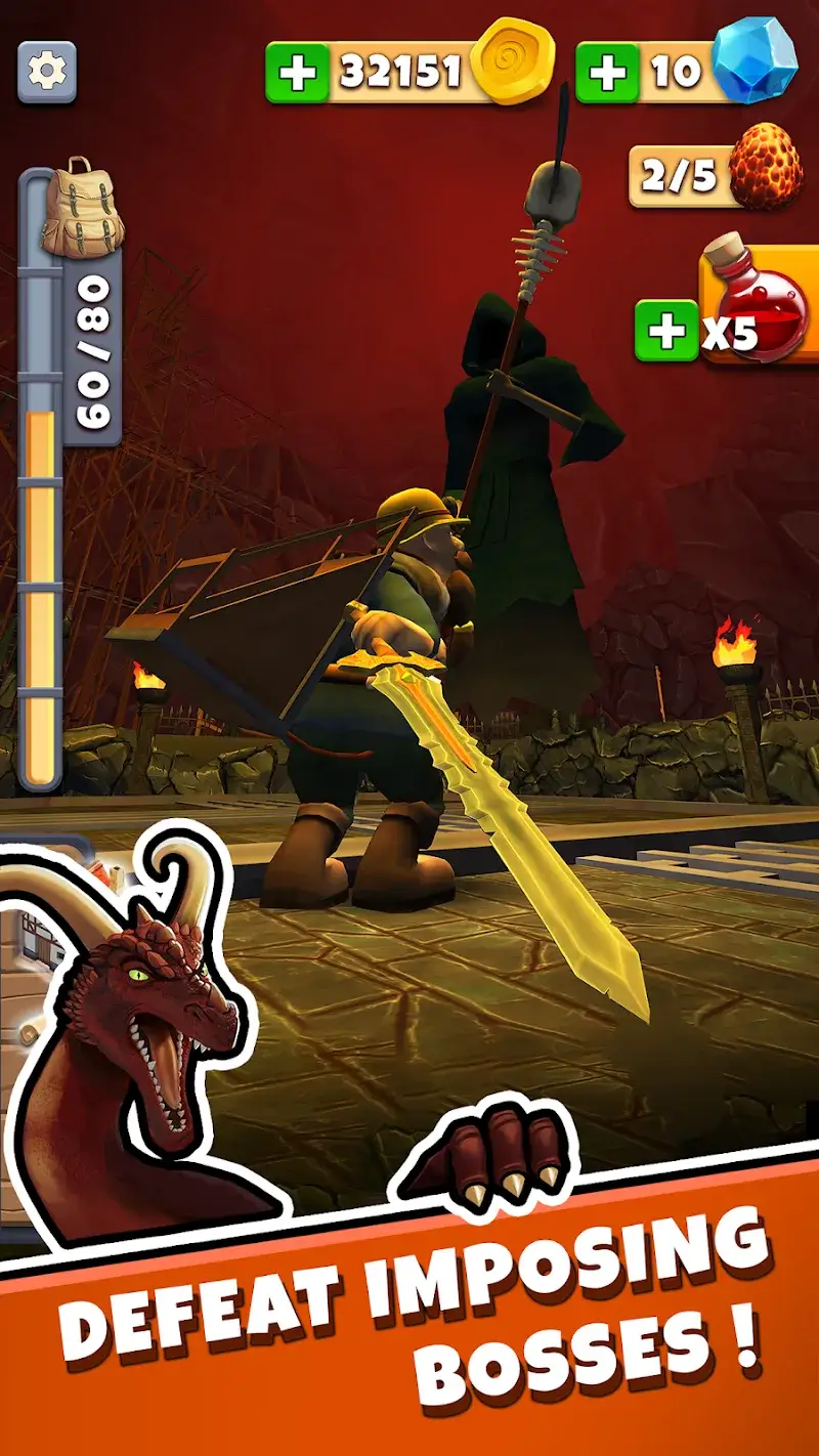 Mine & Slash Arcade RPG Games - screenshot 5