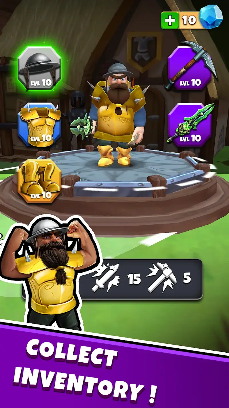 Mine & Slash Arcade RPG Games - screenshot 6