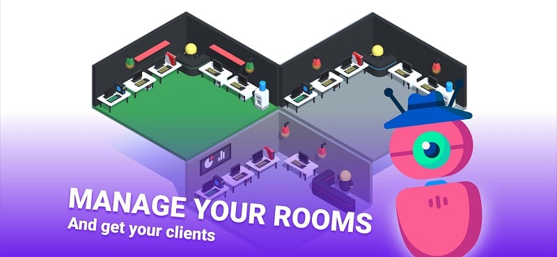 Internet Cafe Creator Idle APK - screenshot 1