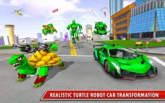 Turtle Robot Animal Rescue – Robot Car Transform - screenshot 1