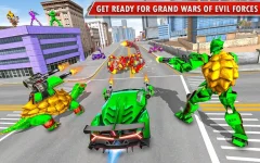 Turtle Robot Animal Rescue – Robot Car Transform - screenshot 2