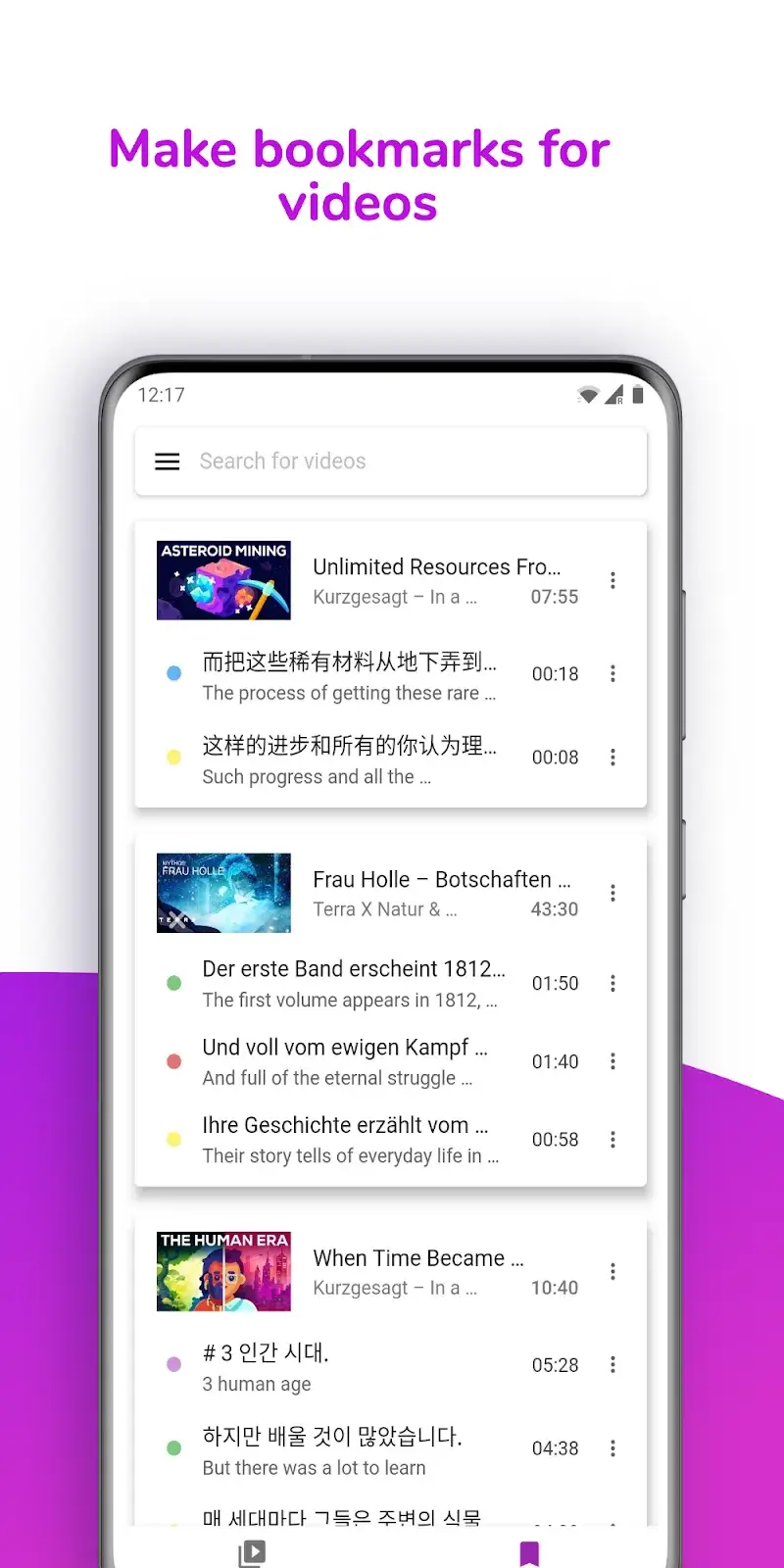 Translate subtitles for videos (Lingvotube) - screenshot 5