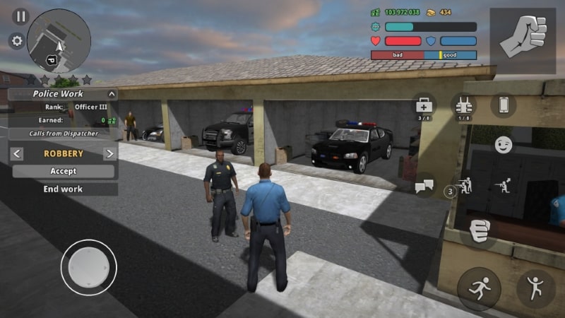 Police Cop Simulator Gang War APK - screenshot 2